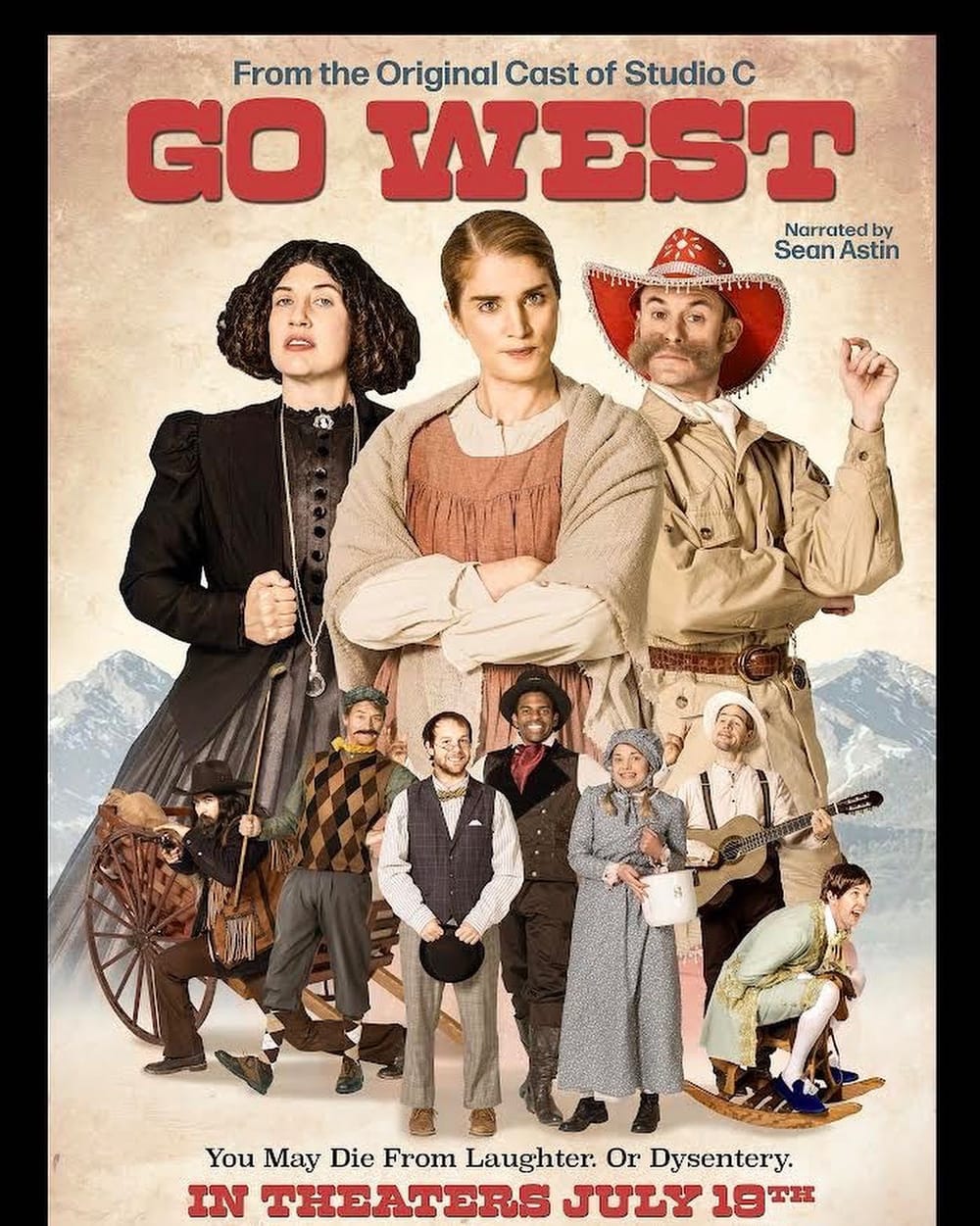 Angel Comedy Troupe That Made "Freelancers" Wrap On Film "Go West" post image